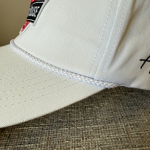 White Baseball Cap with Logo - Picture 5 of 10